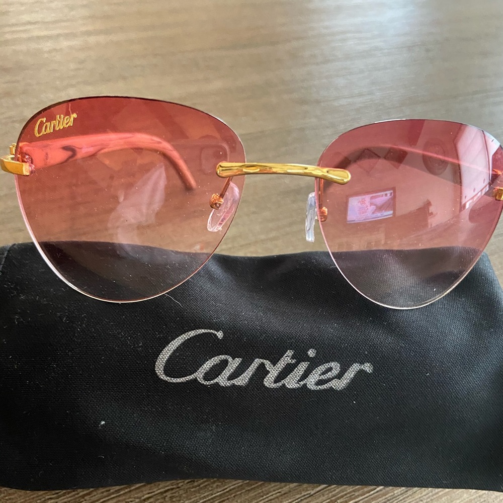 Pink Lens Sunglasses